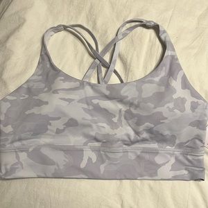 Lululemon Energy Bra Long Line Camo 14